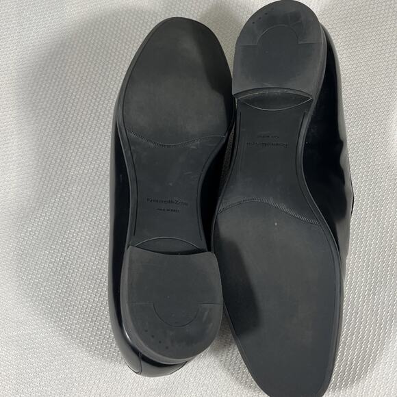Ermenegildo Zegna Black‎ Patent Leather Loafers, Size 8.5 main image 3